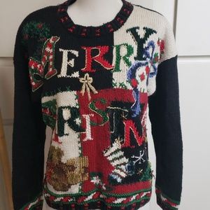 Vintage '80s Ugly Christmas Sweater (sz. M)